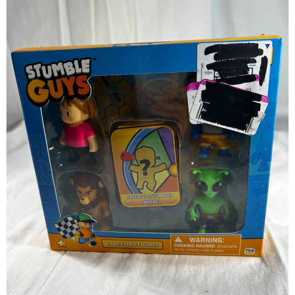 Stumble Guys Set 5 Action Figures Mystery Stumbler Leonidas Alien Megalodon Ms. - Picture 5 of 16